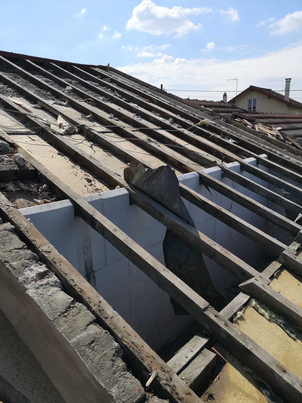 Toiture bac acier et zinguerie à Chelles